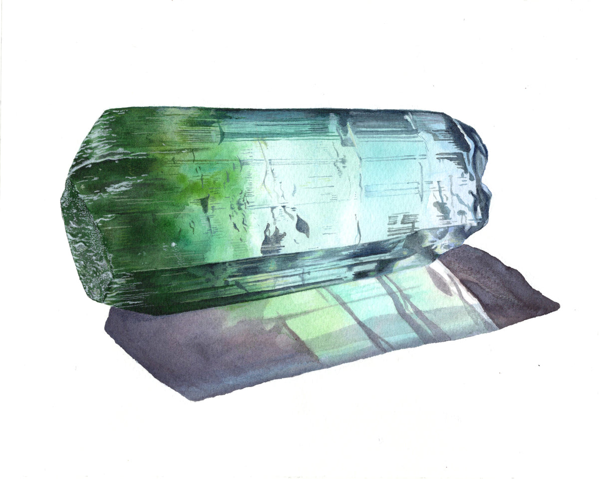 Aricanga Tourmaline Art Print – Good Earth Material